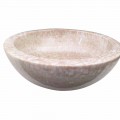 Lavabo in pietra naturale da appoggio Ana di design, fatto a mano