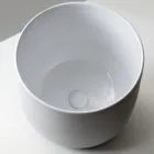Lavabo da Appoggio in Porcellana Tornita a Mano - Nomad Viadurini