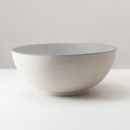 Lavabo da Appoggio in Terra Raku Tornita a Mano Mde in Italy - Magma Viadurini