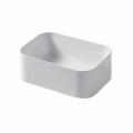 Lavabo da Appoggio L35 cm in Ceramica Made in Italy Leivi