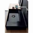 Lavabo da appoggio moderno in ceramica nera Icon Alice Ceramica
 Viadurini