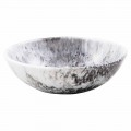 Lavabo da Appoggio Moderno in Resina Marrone e Nero – Dogliola