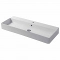 Lavabo da Appoggio o Parete in Ceramica Colorata o Bianca Leivi