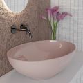 Lavabo da Appoggio Ovale in Ceramica Lucida L 50 cm Made in Italy - Ferry