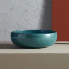 Lavabo da Appoggio per il Bagno Realizzato in Fire Clay Made in italy - Tallone Viadurini