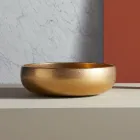 Lavabo da Appoggio per il Bagno Realizzato in Fire Clay Made in italy - Tallone Viadurini