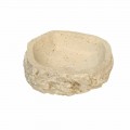 Lavabo da appoggio in marmo beige Mumbai, pezzo unico