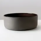 Lavabo da Appoggio Realizzato in Terra Naturale di Diverse Finiture - Balance Viadurini