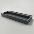 Lavabo da Appoggio Rettangolare in Gres Porcellanato Made in Italy - Cervia Viadurini