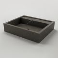 Lavabo da Appoggio Rettangolare in Gres Porcellanato Made in Italy - Cervia