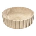 Lavabo da Appoggio Rotondo Realizzato in Marmo Travertino - Cattleya 