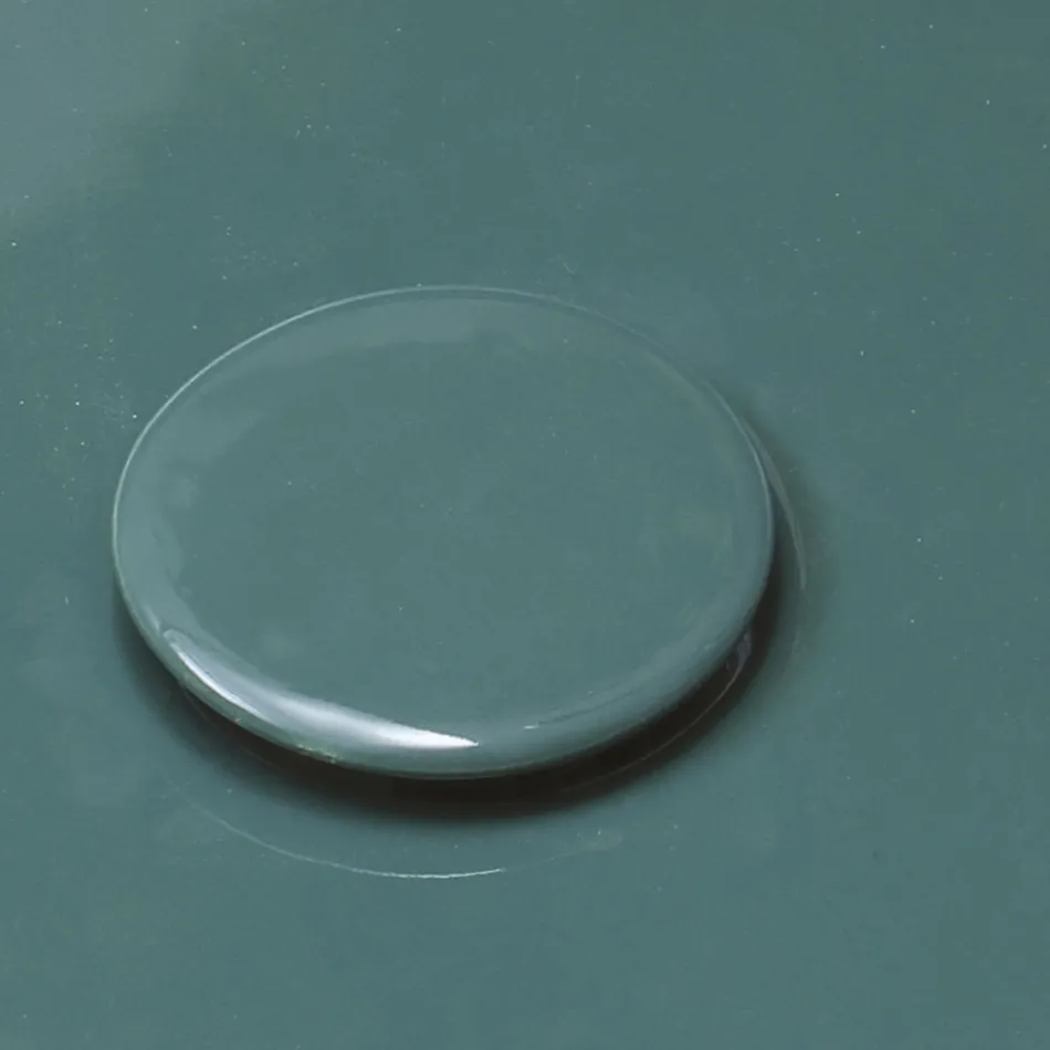 Lavabo da Appoggio Tondo in Ceramica Lucida Realizzato in Italia - Candito Viadurini