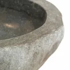 Lavabo da appogio in pietra naturale Kai Small, pezzo unico Viadurini