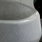Lavabo di design da appoggio in ceramica pitonata made in Italy Elisa Viadurini