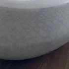 Lavabo di design da appoggio in ceramica pitonata made in Italy Elisa Viadurini