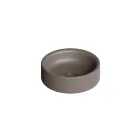 Lavabo Diametro 42 cm da Appoggio in Ceramica Made in Italy - Ragazza Viadurini