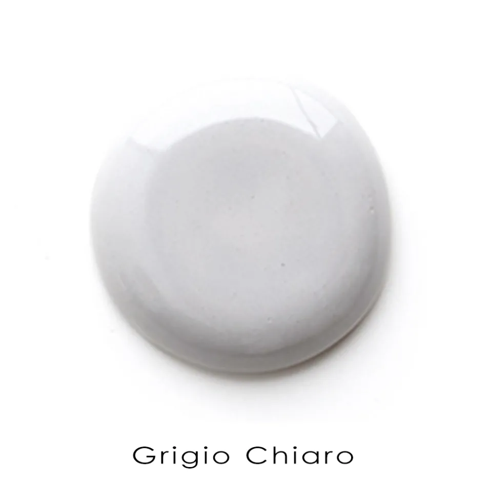 Lavabo Freestanding Angolare in Ceramica Colorata Moderno 42 cm - Angelino Viadurini