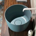 Lavabo circolare da appoggio prodotto in Italia, Lallio