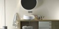 Lavabo da appoggio in Solid Surface fatto in Italia,Dongo