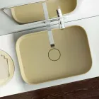 Lavabo freestanding da appoggio moderno colorato made Italy, Formicola Viadurini