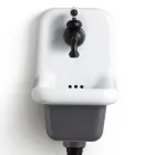 Lavabo Freestanding da Bagno in Ceramica Bianca e Colorata 26 cm - Jordan Viadurini