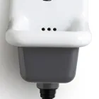 Lavabo Freestanding da Bagno in Ceramica Bianca e Colorata 26 cm - Jordan Viadurini