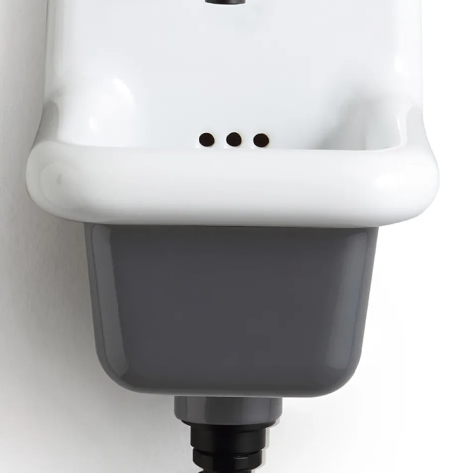 Lavabo Freestanding da Bagno in Ceramica Bianca e Colorata 26 cm - Jordan Viadurini