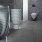 Lavabo Freestanding in Ceramica Bianca o Colorata Trabia Viadurini