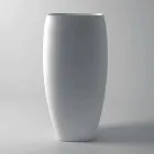 Lavabo freestanding in ceramica design moderno Gais, fatto in Italia Viadurini