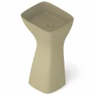 Lavabo freestanding in ceramica moderno realizzato in Italia, Firmino Viadurini