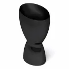 Lavabo freestanding moderno in ceramica prodotto in Italia, Basile Viadurini