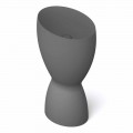 Lavabo freestanding moderno in ceramica prodotto in Italia, Basile