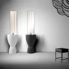 Lavabo freestanding moderno in ceramica prodotto in Italia, Basile Viadurini