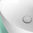 Lavabo freestanding moderno in ceramica prodotto in Italia, Basile Viadurini