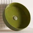 Lavabo in Grès Porcellanato di Diverse Finiture Made in italy - Busta Viadurini