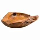 Lavabo in legno di teak da appoggio fatto a mano Nemo Viadurini
