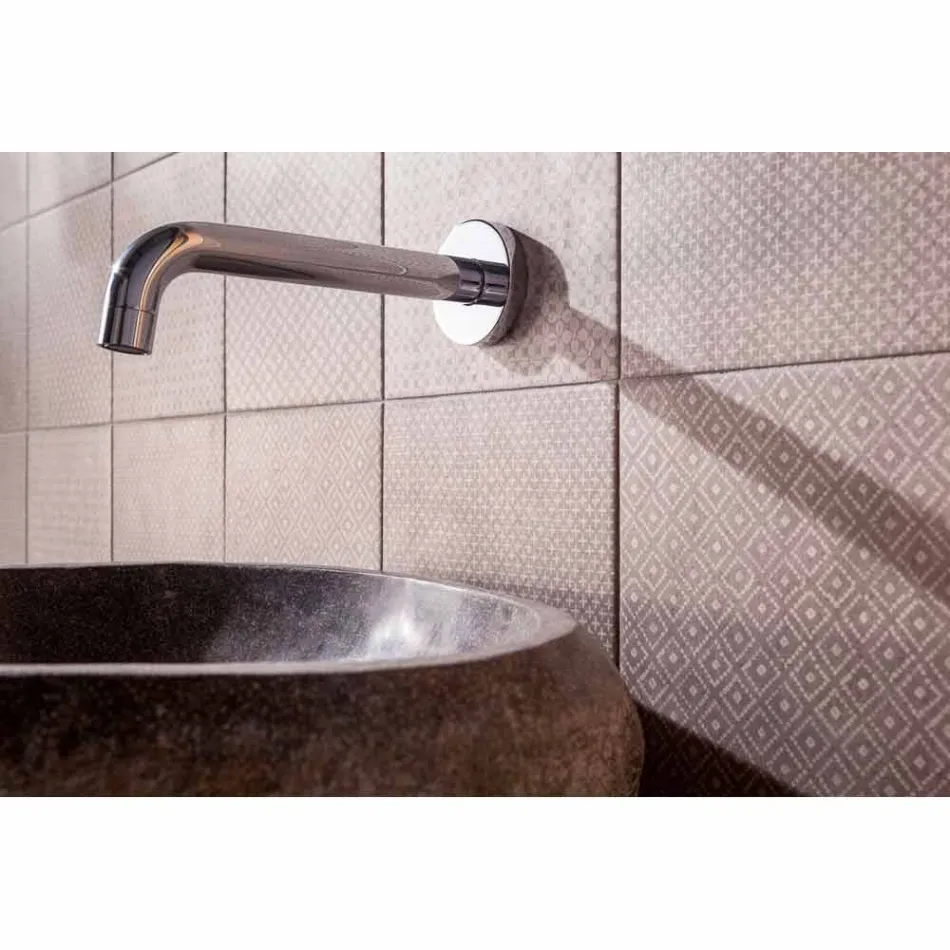 Lavabo in Pietra di Fiume da Appoggio Lavorato Artigianalmente - Aurea Viadurini