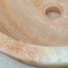 Lavabo in pietra naturale da appoggio Ana di design, fatto a mano Viadurini