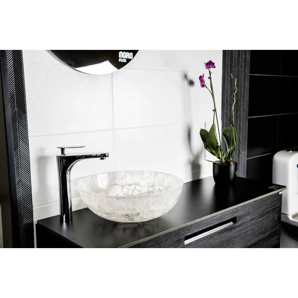 Lavabo in Pietra per Bagno da Appoggio di Design – Baceno Viadurini