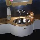 Lavabo Incassato in Fire Clay di 3 Finiture Made in italy - Erioli Viadurini