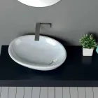 Lavabo madreperla da appoggio di moderno design made Italy Glossy Viadurini