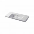 Lavabo Moderno da Appoggio e Incasso in Ceramica Colorata Maida