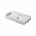 Lavabo Monoforo da Appoggio o Parete in Ceramica Colarata Leivi Viadurini