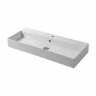Lavabo Monoforo da Appoggio o Parete in Ceramica Colarata Leivi Viadurini