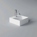 Lavabo Quadrato o Rettangolare di Design Moderno in Ceramica Made in Italy - Act