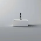 Lavabo Quadrato o Rettangolare di Design Moderno in Ceramica Made in Italy - Act Viadurini