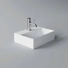 Lavabo Quadrato o Rettangolare di Design Moderno in Ceramica Made in Italy - Act Viadurini