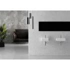 Lavabo Quadrato o Rettangolare di Design Moderno in Ceramica Made in Italy - Act Viadurini