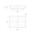 Lavabo Semincasso in Fire Clay di Diverse Finiture Made in italy - Ultima Viadurini