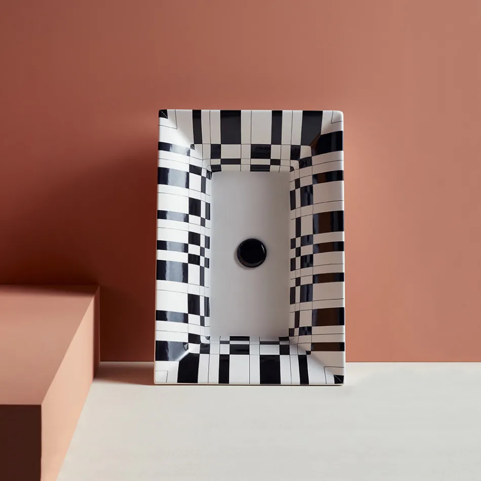 Lavabo Semincasso in Fire Clay di Diverse Finiture Made in italy - Ultima Viadurini